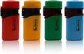 Crocs Torch Lighter, Windproof Refillable Butane Candle Lighters, Jet Flame Torch Pocket Lighter for Candles BBQ Grill Outdoor Camping, Electric Ignition, 4 Flame - 4 Pack