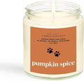 Pumpkin Spice | Pet Friendly Candle | Soy-Free Coconut Apricot Wax | Clean Burning | Non-Toxic | Veterinarian Approved | Pet Odor Eliminator | Air Freshening Scented Candle | 9 oz