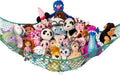 Lilly's Love Large Stuffed Animal Hammock | Corner Hanging Organizer, Stuffed Animal Storage | Easy to Hang Plushie Net w/Included Anchors & Hooks | Cute Room & Bedroom Decor (Green)