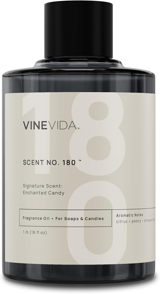 VINEVIDA [16 oz] Enchanted Candy; Fragrance Oil for Candle Making and Soap Making - Premium Candle Scents for Soy Candles