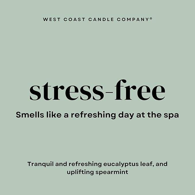 Stress-Free | Pet Safe Candle | Coconut Apricot Wax | Soy-Free | Non-Toxic | Dog & Cat Safe Candle | Pet Odor Eliminator | Air Freshening Scented Candles | Veterinarian Approved | 9 oz