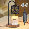 Dimmable Candle Warmer Lamp with Timer Adjustable Height for Scented Jar Candles Electric Candle Wax Melt Warmer for Home Decor Christmas Birthday Gifts for Women Mom(Butterfly+Cat)