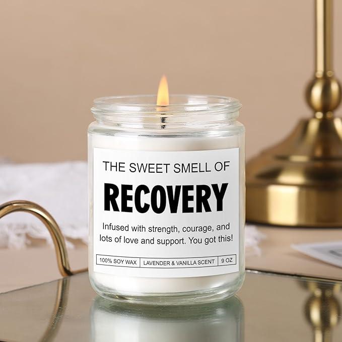 Candle, Get Well Gifts for Women After Surgery, Funny Get Well Soon, Feel Better, You Got This, Cancer Comfort, Hysterectomy Recovery, Back, Heart & Knee Surgery Recovery Gifts for Women, Men