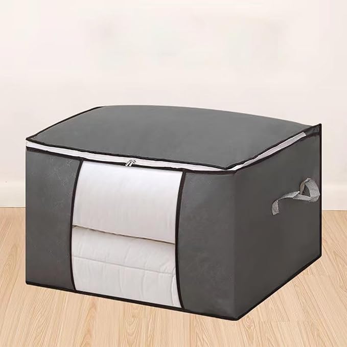 Heavy Duty Moving Bags, Moving Boxes with Reinforced Handles ＆ Premium Double Zippers, 2024 New Storage Tote for Space Saving, Packing ＆ Moving Storage
