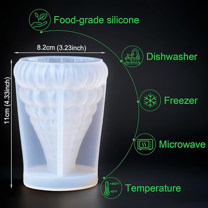 3D Christmas Tree Silicone Candle Soap Epoxy Resin Wax Mold Silicone Shapes Christmas Trees Mold for Candle Resin Soap Craft Cake Chocolate Making Kit Christmas Gift (Origami Christmas Tree)