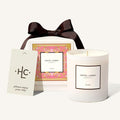 Hotel Lobby Miami Candle – Luxury Hand-Poured 9.75oz Soy Wax with Coconut, Sandalwood, and Bergamot – Infused with Essential Oils, 65-Hour Burn Time, Reusable Vessel, Clean Burn