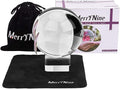 MerryNine 80mm/3.15" Photograph K9 Crystal Ball with Stylish Metallic Stand and Microfiber Clean Cloth, Decorative and Photography Accessory (Clear-Clear)