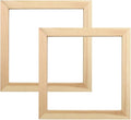 Wood Canvas Frames, Solid Wood Canvas Stretcher Bars Kits,Solid Wood Picture Frames for Oil Paintings,Prints,Posters,Wall Art Needlework,2 Pack(25 * 25cm/10 * 10")