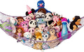 Lilly's Love Large Stuffed Animal Hammock | Corner Hanging Organizer, Stuffed Animal Storage | Easy to Hang Plushie Net w/Included Anchors & Hooks | Cute Room & Bedroom Decor (Pastel Purple)