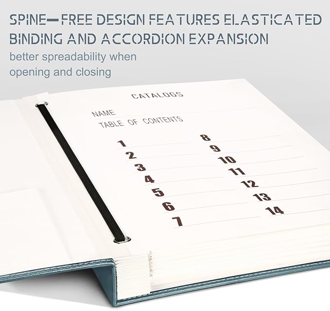 Important Document Organizer, 14 Expandable Pockets, 13 Card Slots, Document Organizer for A4 Paper/Letterhead/Cards, with 2 Label Stickers, Suitable for Home, Office, School Use (Dark Gray)
