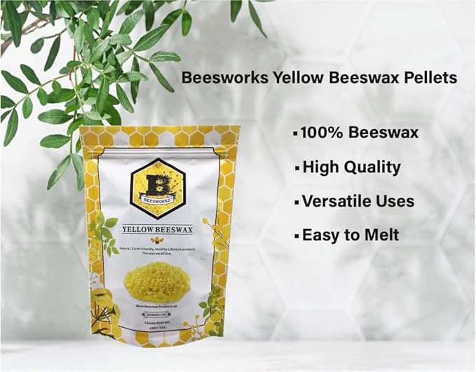 Beesworks Yellow Beeswax Pellets - 2 lb
