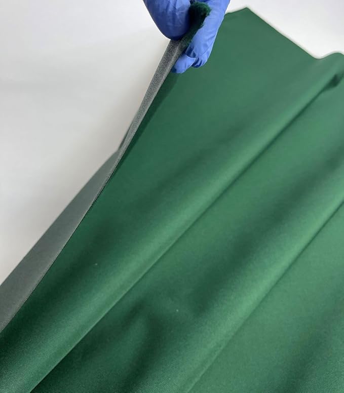 Mybecca Waterproof Canvas Marine Fabric 600 Denier Indoor/Outdoor PU Backing UV Protector Hunter Green 1 Yard