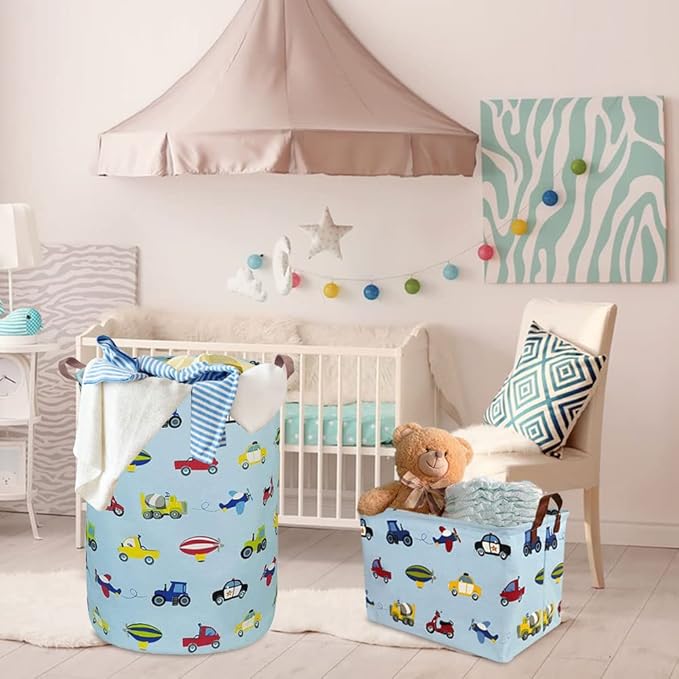 Rectangle Storage Basket, Storage Bins with Handles, Books Box, Gift Baskets(Car)