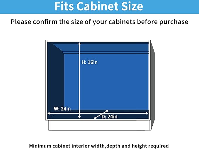 LOVMOR Individual Pull Out Cabinet Organizer, 2 Tier Slide Out Cabinet Drawers, Pots and Pans Organizer and Storage Pantry Shelf for Kitchen (22½" W x 21½" D)