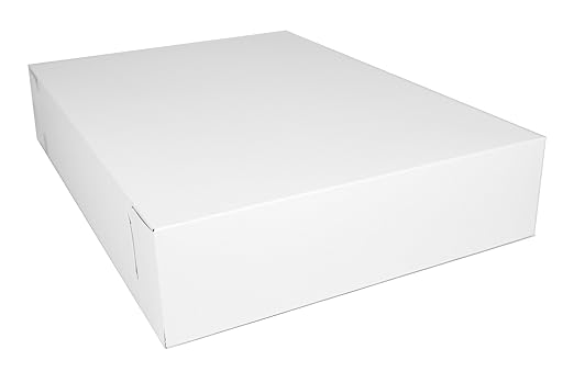 Southern Champion Tray 1019 Premium Clay Coated Kraft Paperboard White Donut Tray, 18" Length x 13" Width x 3-1/2" Height (Case of 100 Pieces)