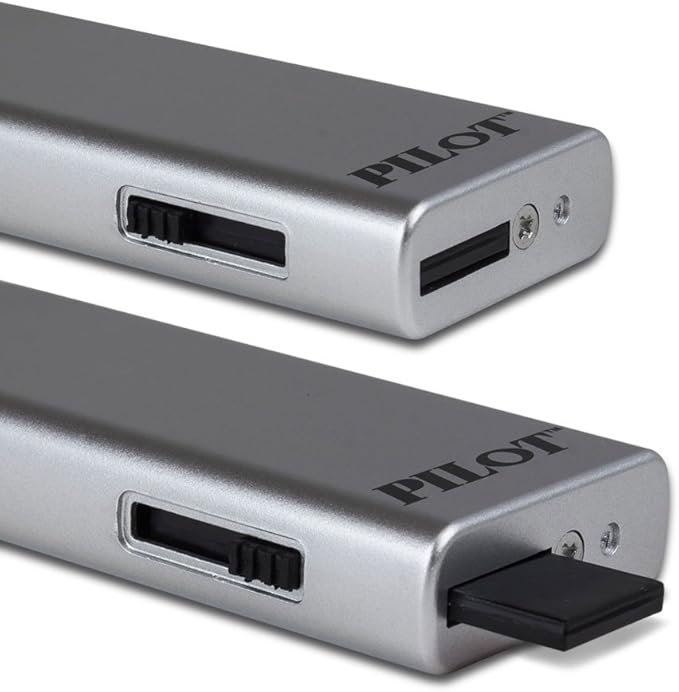 Pilot Electronics CA-8801SZ Flameless Rechargeable Elighter, Silver (Pack of 2)