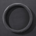 Car Steering Wheel Cover for Sonata SEL 2024, Leather Elastic Steering Wheel Protector Breathable Anti-Slip Steering Wheel Covers, Gray-O