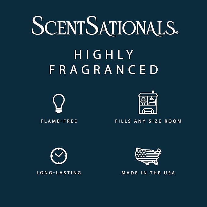 Scentsationals Wax Melts, Wax Cubes Strong Scent - Magic Spell - Long Lasting Scented for Warmer, 10oz (24-Cubes)