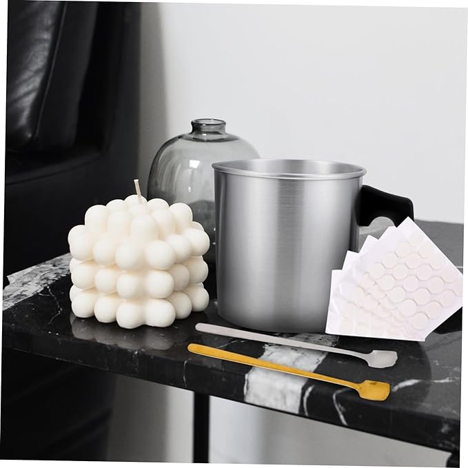 VILLCASE 1set Scented Candle Making Kit Stainless Steel Pouring Pot for Family Crafting Easy to Use for Beginners and Professionals for Parties and Special Occasions