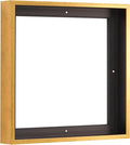 Pixy Canvas Floater Frame 15x15 for 1.5 inch Deep Canvas Paintings/Canvas Prints/Wood Canvas Panels/Wall Art/Wall Decor/Home Decor/Artwork (Rustic Gold, 15 x 15 inch, Square)