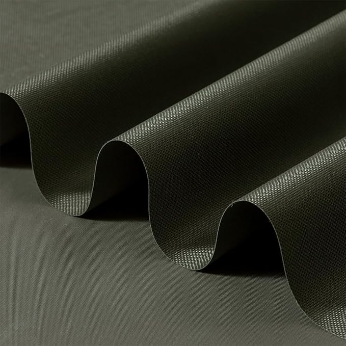 600D Nylon Waterproof Fabric by The Yard, 59" Wide Waterproof Material, Soft Lightweight Outdoor Material, Green Water Resistant Fabric for Outdoor Chair Cushion Furniture Cover Awning Etc 3 Yard