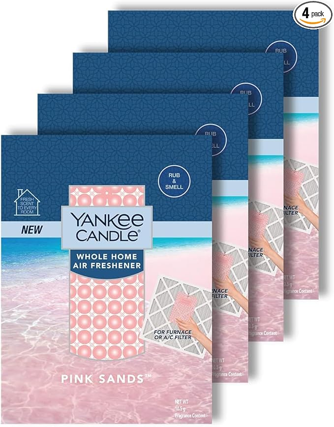 Yankee Candle Pink Sands Whole Home Air Freshener (Pack of 4)