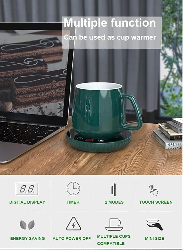 Candle Warmer, Coffee Mug Warmer, Warmer Plate for Wax, Jar, Desktop Cup Warmer Plate, Gift for Women