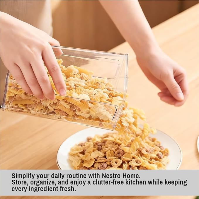 Kitchen Storage Containers Set With Lids - Pantry Organizers For Home And Kitchen - Airtight Plastic Containers For Daily Food Organization (6)