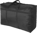 Extra Large Heavy Duty Moving Bag, Duffle Moving Bags 230L with Zippers for Space Saving Moving Storage and College Dorm,Oxford Cloth Waterproof Fabric, Black