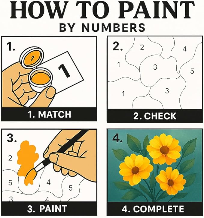 EnLvYY Paint by Numbers for Adults 16x20 Inch, DIY Acrylic Winter Town Street Scene with Christmas Tree, Unframed Canvas Painting Kit for Beginners, Relaxing Wall Decor Art, Gift for Adults