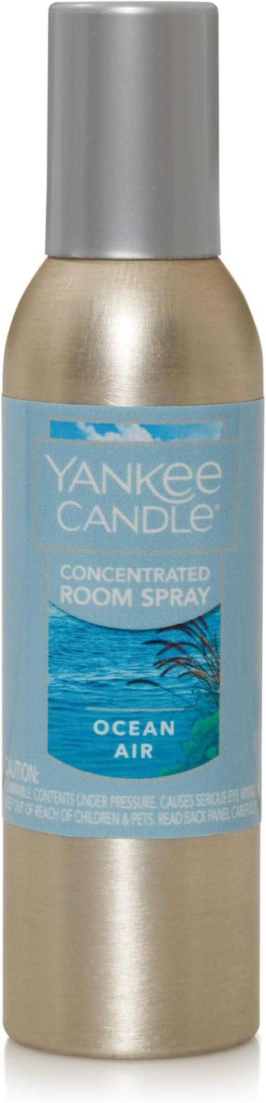 Yankee Candle Concentrated Air Freshener Room Spray, Odor Eliminator for Home, Bathroom, Ocean Air, 1.5 Oz (Pack of 6)