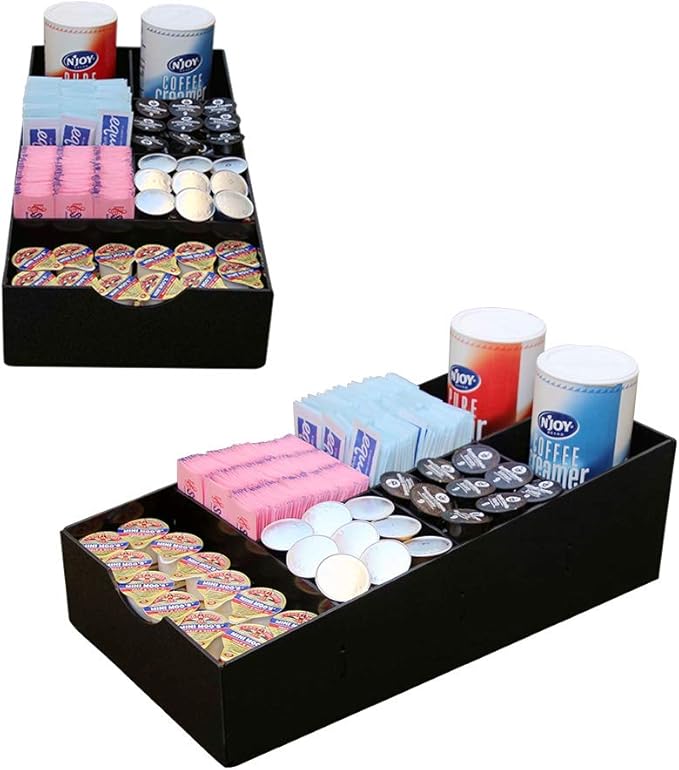 HAITIAN Paper Cup Holder 4mm thickness ABS Material Color Black (7 compartments)