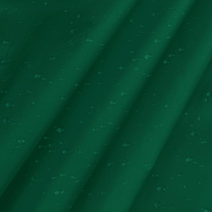 Vonty Waterproof Fabric Ripstop Nylon Fabric by The Yard - 60 Inch Wide(1 Yard), Water Proof Green Fabric Lightweight Kite Fabric for Tent Bag Tarp DIY Craft Travel Outdoor