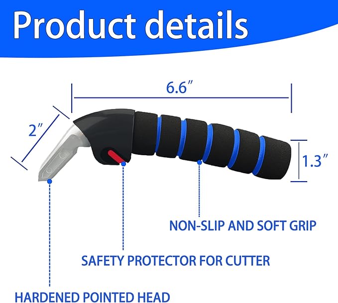 KOUNATSURI Car Handle Assist for Elderly Car Door Handle Multifunction Handle Car Door Latch Handle for Seniors and Handicapped(Blue)