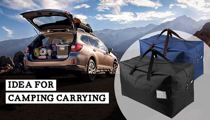 iwill CREATE PRO 100L House Moving Organizer Bags, College Dormitory Storage Bags, Traveling Duffel Tote Storage Bag, Blue