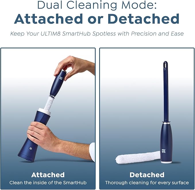 SuperMouth HubMate Microfiber Cleaning Tool for the ULTIM8 SmartHub – Reusable, Washable, Custom Design for Hygienic Maintenance and Precise Cleaning