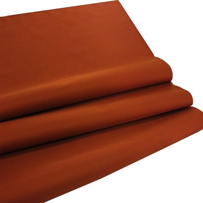 Mybecca Waterproof Canvas Marine Fabric 600 Denier Indoor/Outdoor PU Backing UV Protector Rust 1 Yard