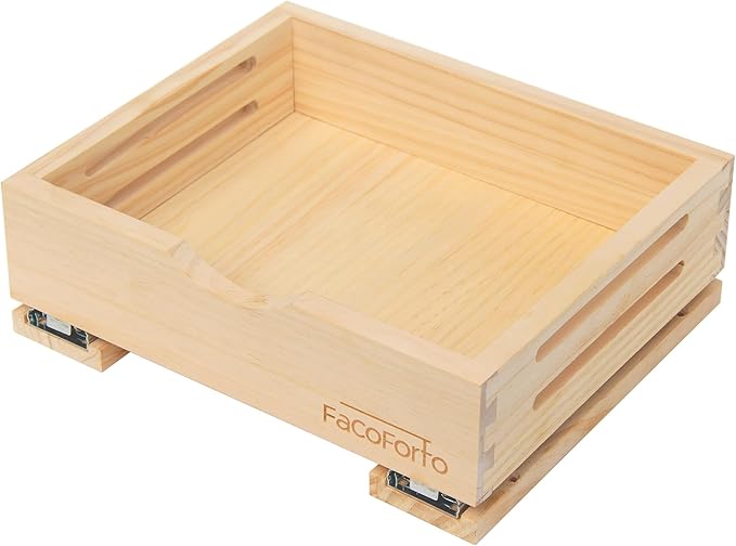 Kitchen Cabinet Organizer, Fully Assembled Drawer Wood Pull Out Tray Drawer Box Cabinet Slide Out Shelve, Wooden Pull-Out Shelf (W9''×D10''×H3'')