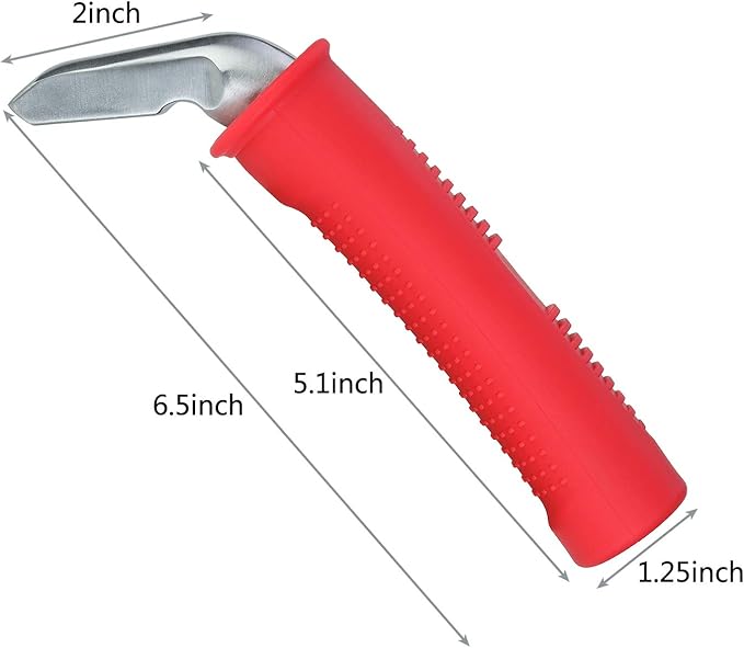Valorcielo Auto Cane Portable Vehicle Support Handle, Car Door Assist Bar, Supports up to 300 Pounds, Car Door Handle for Elderly (Red)