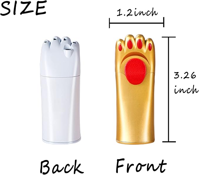 Windproof Lighter, Cool, Cute Cat Paw Design, Fillable, Adjustable, Butane Lighter, Gift for Men（No Gas）