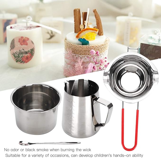 YUJIEE Candle Making Kits DIY Candles DIY Candle Making Kit, Stainless Steel Candle Kit Candle Making Kit, for Craft Candle DIY Handmade
