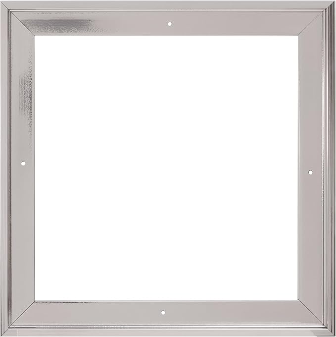 Pixy Canvas Floater Frame 31x31 for 3/4 (0.75) inch Deep Canvas Paintings/Canvas Prints/Wood Canvas Panels/Wall Art/Wall Decor/Home Decor/Artwork (Chrome, 31 x 31 inch, Square)
