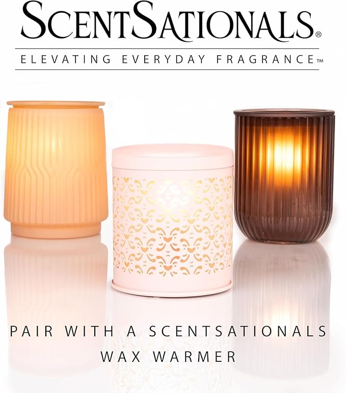 Scentsationals Wax Melts, Wax Cubes Strong Scent - Berry Blossom Breeze - Long Lasting Scented Wax Melts for Warmer, 10oz (24-Cubes)
