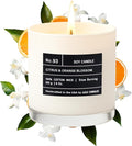 Lulu Candles | Citrus & Orange Blossom | Luxury Scented Soy Jar Candle | Hand Poured in The USA | Highly Scented & Long Lasting (9 Oz.)