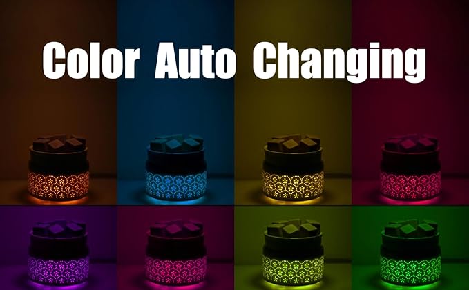 Ceramic Electric Wax Melt Warmer & Cube Oil Melter Cute Small Warmers Aromatherapy for Home Decorative Burner Melts Scented Candle Tart Scent Warm Fragrance