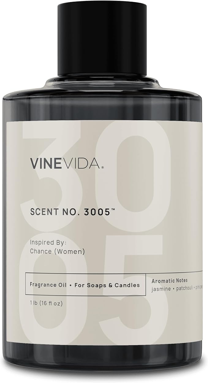VINEVIDA Scent NO. 3005 Fragrance Oil - 16oz (1lb) - Inspired by: Chance (Women); Candle Fragrance Oil for Soy Candles - Soap Making Scents