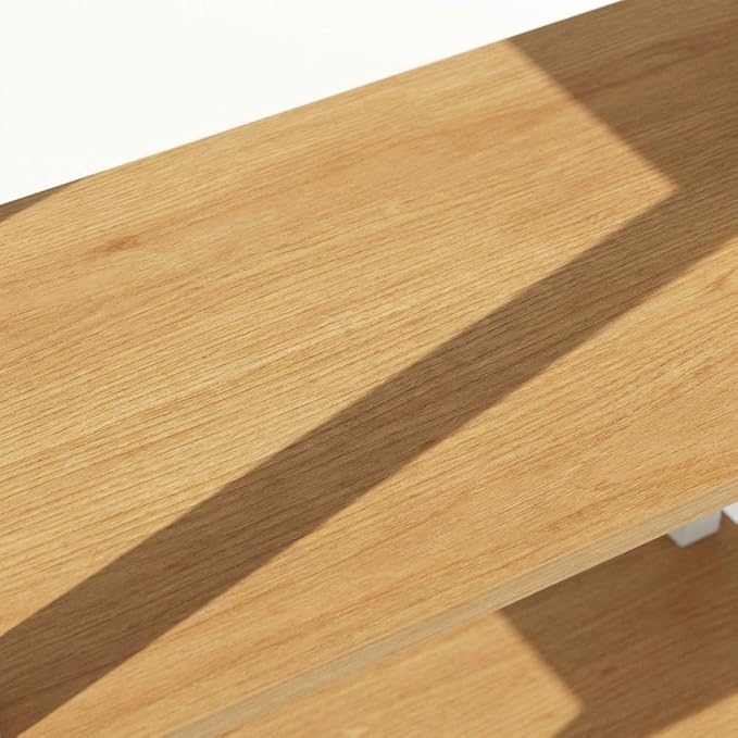 Furnifact Beech White Bookcase, Durable Wooden Construction, Modern Design, Versatile Storage Solution, Elegant Finish