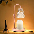 Candle Warmer Lamp Pink with Timer Dimmable, Birthday Gifts for Women Mom, House Warming Gifts New Home Decor, Wax Melt Warmer for Jar Candles with 2 Bulbs