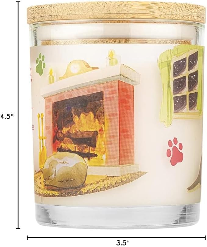 Pet House Scented Candle Plant Based Pet Odor Candle Clean Burning, Long Lasting for Home, Holidays Fur All