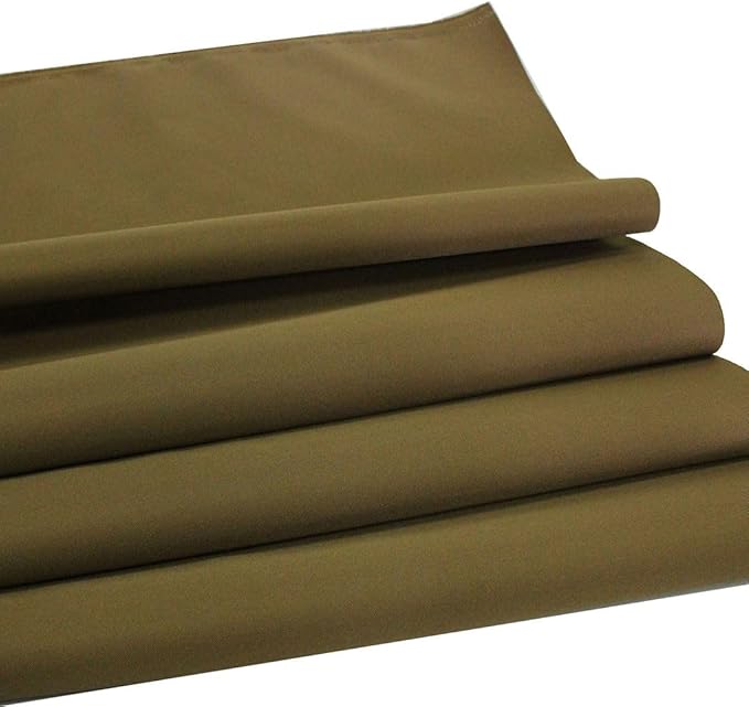 Mybecca Waterproof Canvas Marine Fabric 600 Denier Indoor/Outdoor PU Backing UV Protector Coyote Brown Mocha 1 Yard